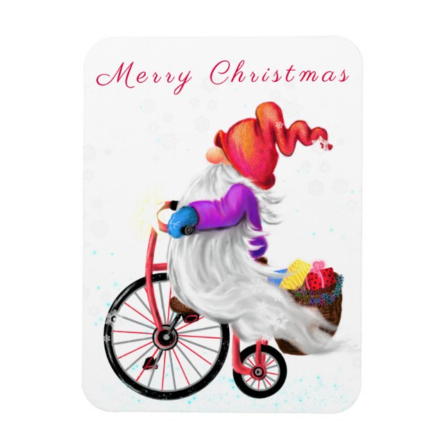Christmas Gnome Magnet (Vertical)