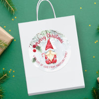 Christmas gnome Merry Christmas personalised 