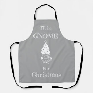 Christmas Gnome modern scandi decor  Apron