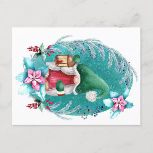 Christmas Gnome  Postcard