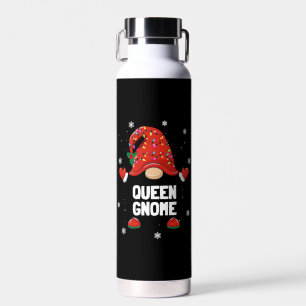 Christmas Gnome Queen Gnome Family Christmas Water Bottle