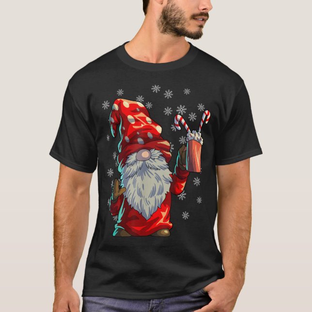 Christmas Gnome Shirt Men Women Buffalo Plaid Red (Front)