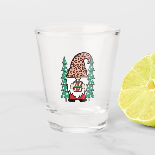 Christmas Gnome Shot Glass - Festive Elixir Sip (Front)