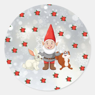 Christmas gnome sticker