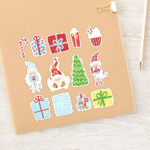Christmas Gnome Stickers