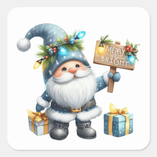Christmas  Gnome Stickers (Front)