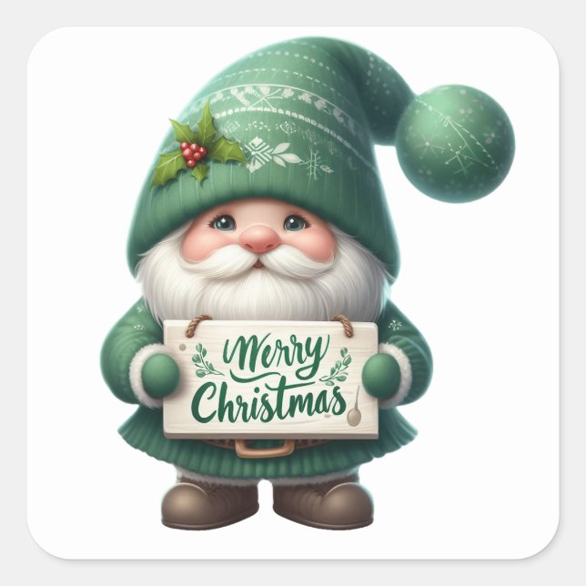 Christmas  Gnome Stickers (Front)