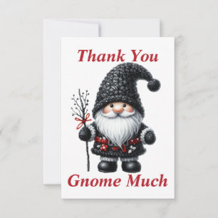 Christmas Gnome Thank You Card