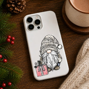 Christmas Gnome with Gift iPhone 16 Pro Case