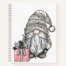 Christmas Gnome with Gift Journal