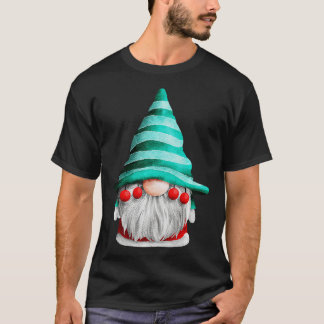 Christmas Gnome with Hat and Beard Holiday Red Pre T-Shirt