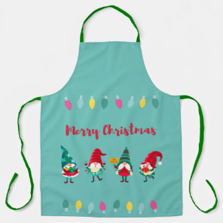 Christmas Gnomes  Apron