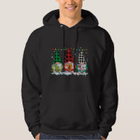 Christmas Gnomes Buffalo Plaid Red White Green Xma
