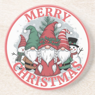 Christmas Gnomes Coaster