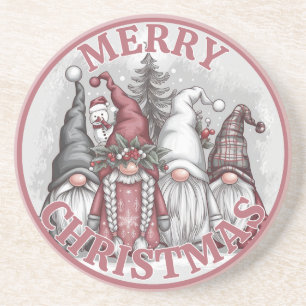 Christmas Gnomes Coaster