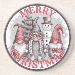 Christmas Gnomes Coaster