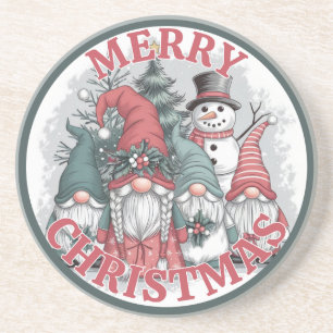 Christmas Gnomes Coaster