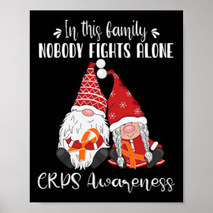 Christmas Gnomes Crps Awareness  Poster