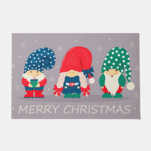Christmas Gnomes  Doormat