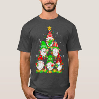 Christmas Gnomes Funny Family Pyjamas Gnome Christ T-Shirt