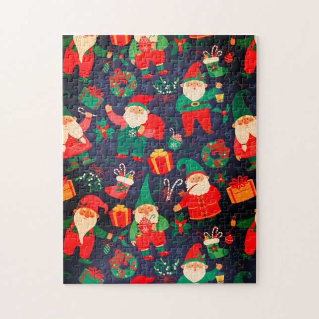 Christmas Gnomes Jigsaw Puzzle (Vertical)