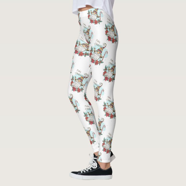 Christmas Gnomes  Leggings (Left)