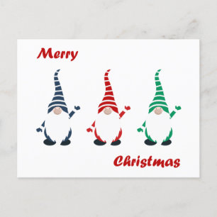 Christmas Gnomes Postcard