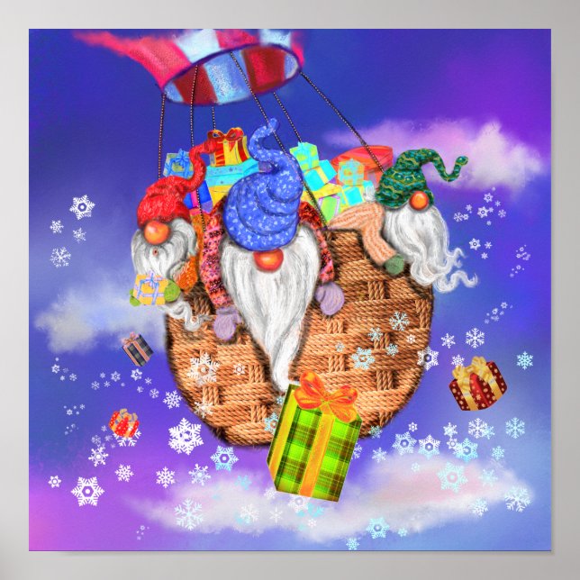 Christmas Gnomes Poster (Front)