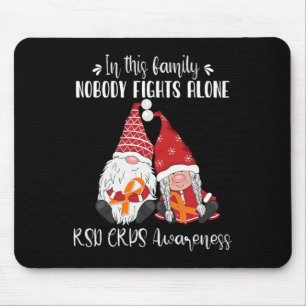 Christmas Gnomes RSD CRPS Awareness Mouse Pad