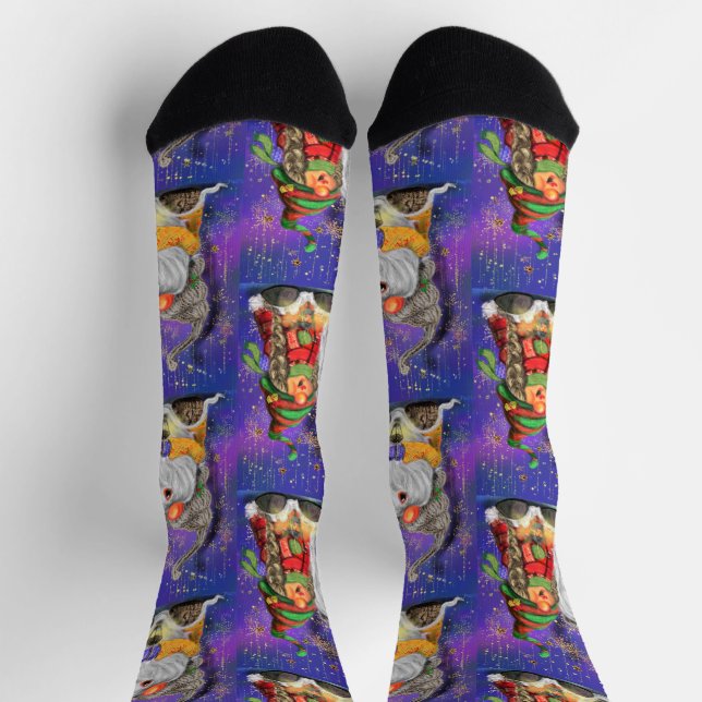 Christmas Gnomes Socks (Top)