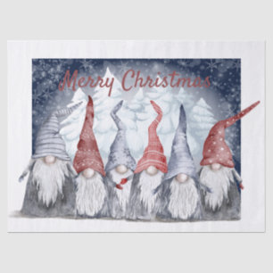 Christmas Gnomes Tissue Paper