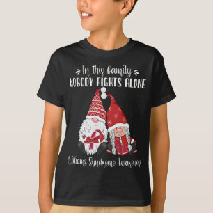 Christmas Gnomes Williams Syndrome Awareness T-Shirt