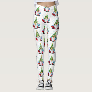 Christmas Gnomes with Gift Leggings