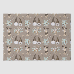 Christmas Gnomes Woodland Tissue Paper