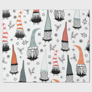 Christmas Gnomes Wrapping Paper