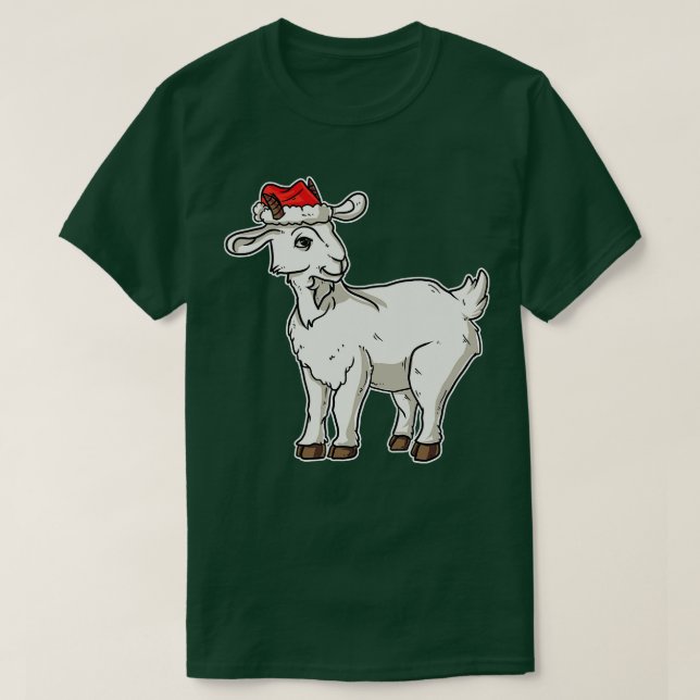 Christmas Goat 1 T-Shirt (Design Front)