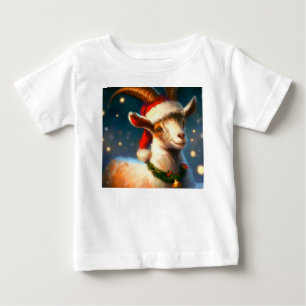 Christmas Goat 2 Baby T-Shirt