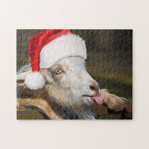 Christmas Goat Jigsaw Puzzle