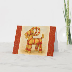 Christmas Goat Julbock  Card