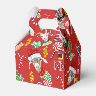 Christmas GOATS Candy and Jingle Bells GetYerGoat™ Favour Box