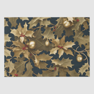christmas gold tissue paper