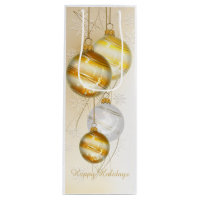 Christmas Gold White Ball Ornaments
