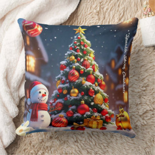 "Christmas Golden Glow" Cushion
