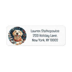 Christmas Golden Retriever Dogs