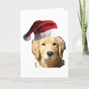 Christmas Golden Retriever Holiday Card