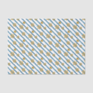 Christmas, Golden, snowflakes, holiday, new year, Tissue Paper