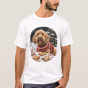 Christmas Goldendoodle Dogs T-Shirt