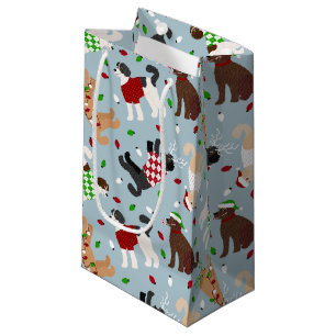 Christmas Goldendoodle Labradoodle Small Gift Bag