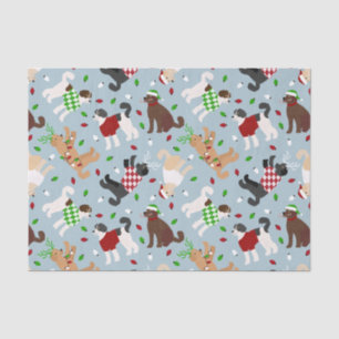 Christmas Goldendoodle Labradoodle Tissue Paper