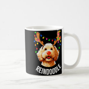 Christmas Goldendoodle Reindeer Doodle Dog Reindoo Coffee Mug